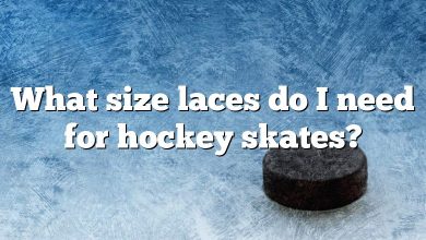 What size laces do I need for hockey skates?
