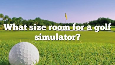 What size room for a golf simulator?