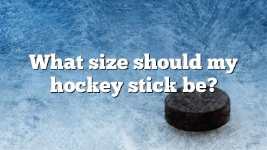 What size should my hockey stick be?