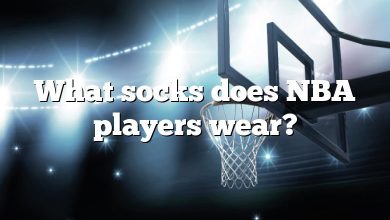 What socks does NBA players wear?