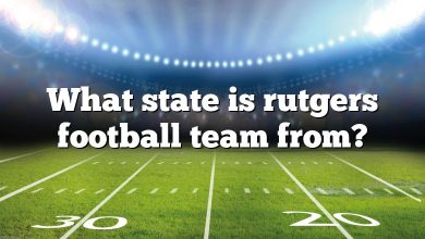 What state is rutgers football team from?