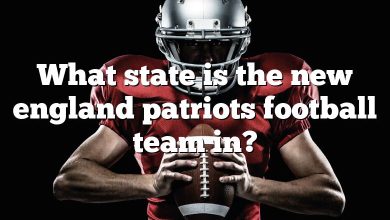 What state is the new england patriots football team in?