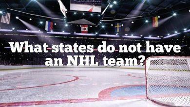What states do not have an NHL team?