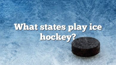 What states play ice hockey?