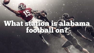 What station is alabama football on?