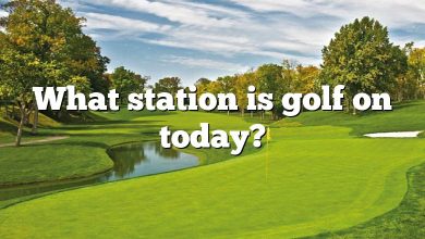 What station is golf on today?