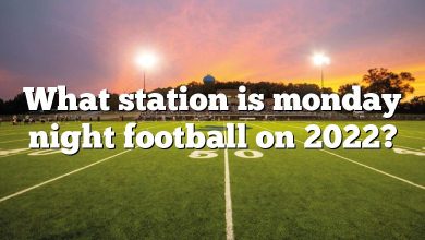 What station is monday night football on 2022?