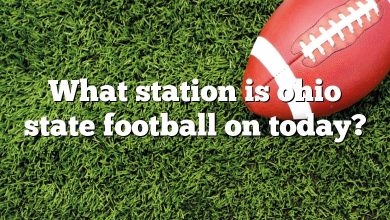 What station is ohio state football on today?