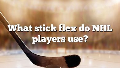 What stick flex do NHL players use?
