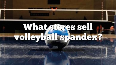 What stores sell volleyball spandex?