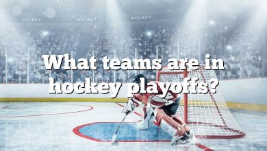 What teams are in hockey playoffs?