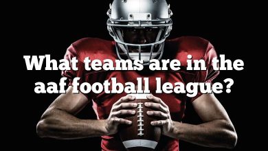 What teams are in the aaf football league?