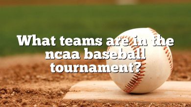 What teams are in the ncaa baseball tournament?