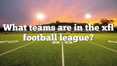 What teams are in the xfl football league?