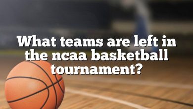 What teams are left in the ncaa basketball tournament?