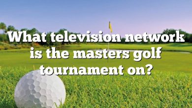 What television network is the masters golf tournament on?
