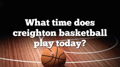 What time does creighton basketball play today?