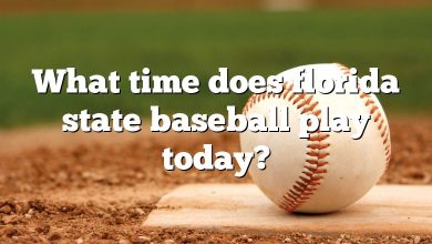 What time does florida state baseball play today?