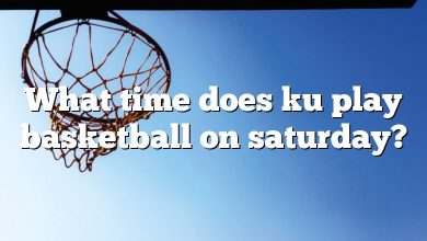 What time does ku play basketball on saturday?