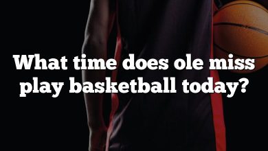 What time does ole miss play basketball today?