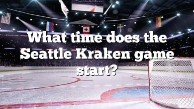 What time does the Seattle Kraken game start?