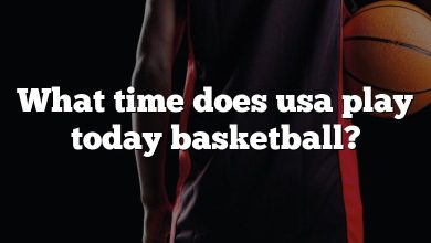 What time does usa play today basketball?