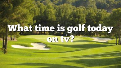 What time is golf today on tv?