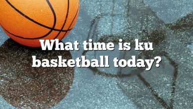 What time is ku basketball today?