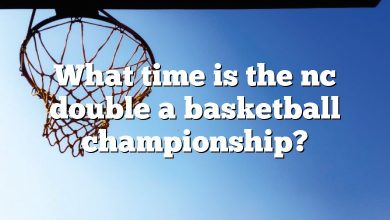 What time is the nc double a basketball championship?