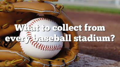 What to collect from every baseball stadium?