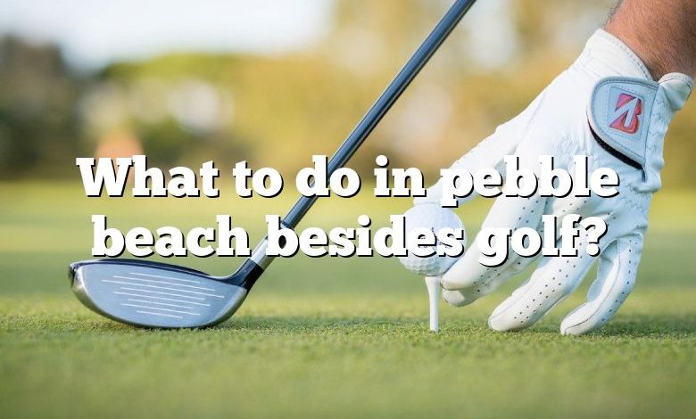 What to do in pebble beach besides golf?
