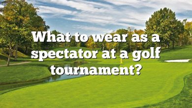 What to wear as a spectator at a golf tournament?