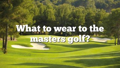 What to wear to the masters golf?