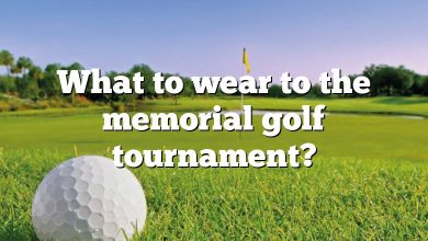 What to wear to the memorial golf tournament?