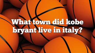 What town did kobe bryant live in italy?