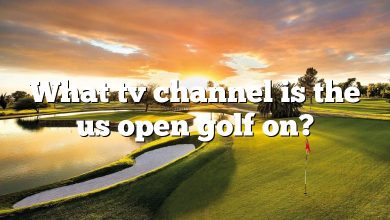 What tv channel is the us open golf on?