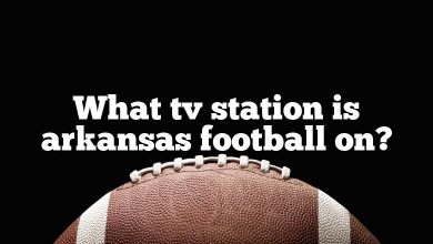 What tv station is arkansas football on?