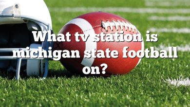 What tv station is michigan state football on?