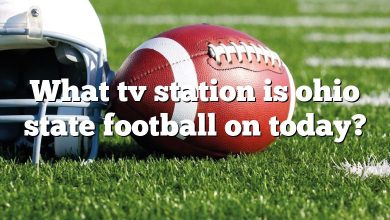 What tv station is ohio state football on today?