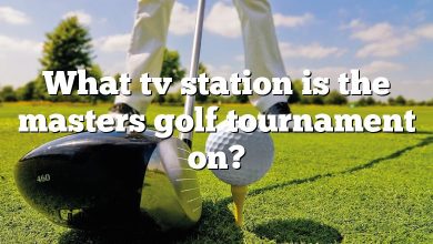 What tv station is the masters golf tournament on?