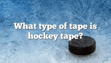 What type of tape is hockey tape?
