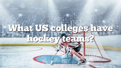 What US colleges have hockey teams?