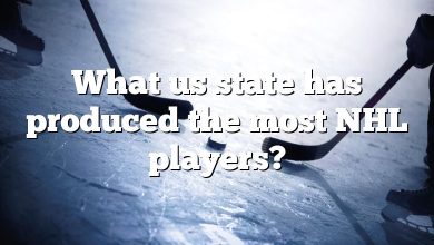 What us state has produced the most NHL players?