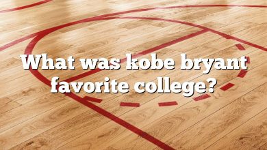 What was kobe bryant favorite college?