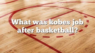 What was kobes job after basketball?