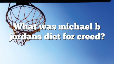 What was michael b jordans diet for creed?