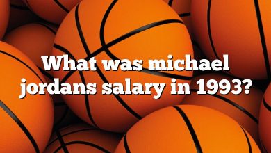 What was michael jordans salary in 1993?