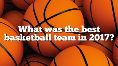 What was the best basketball team in 2017?