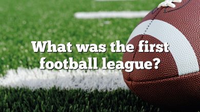 What was the first football league?