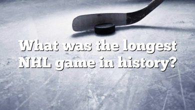 What was the longest NHL game in history?